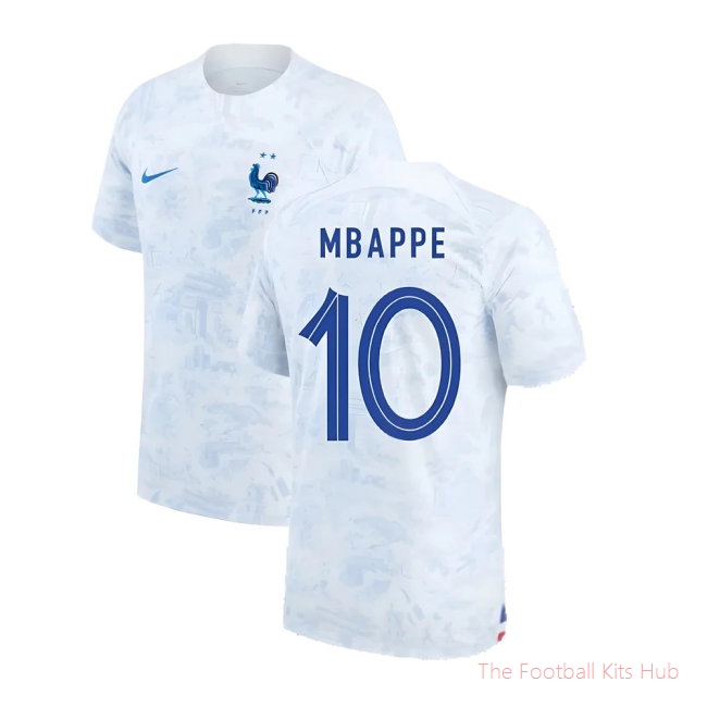 2022-2023 France Away Shirt (MBAPPE 10)-unisoccer store